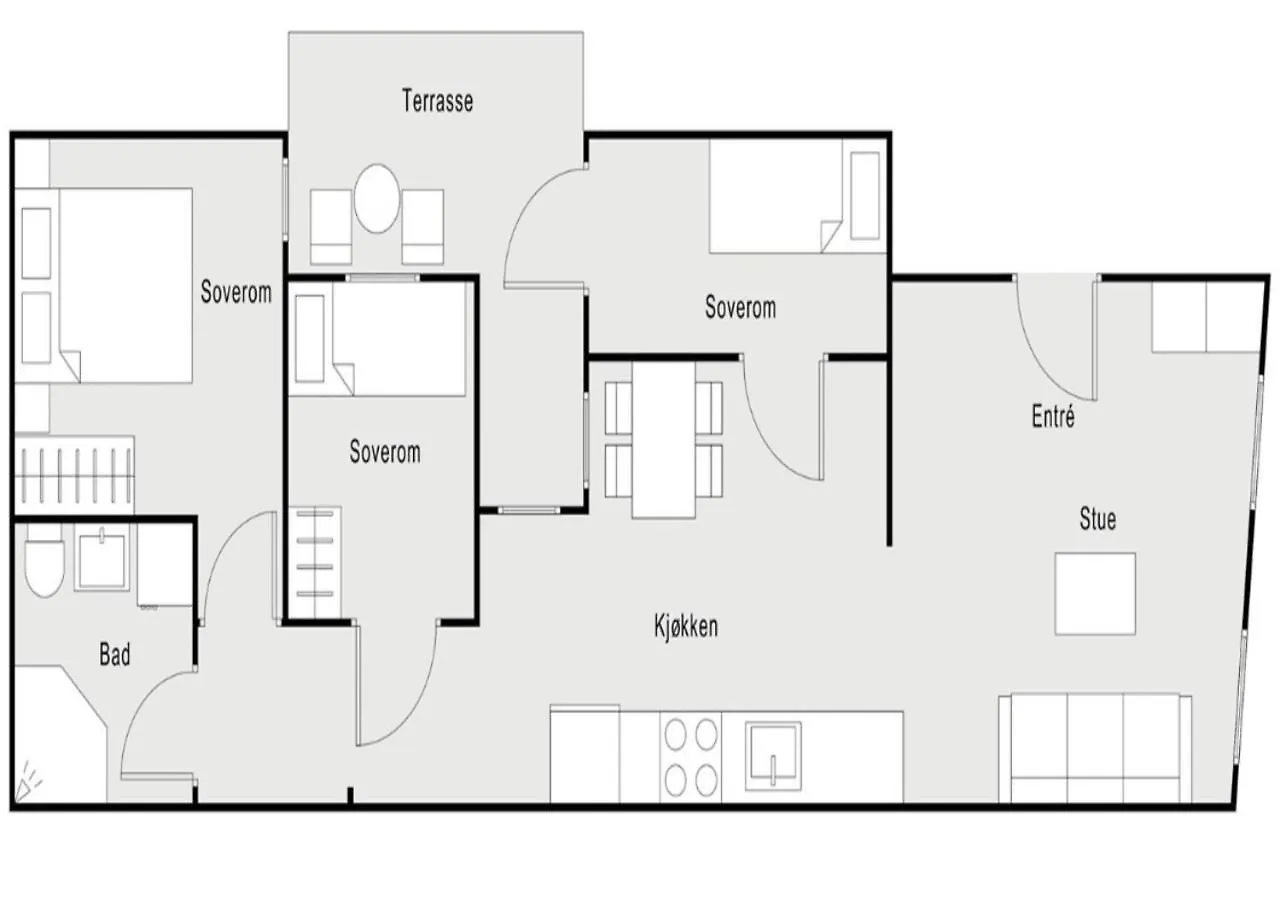 Apartment In The Heart Of برغن 0*,  النرويج